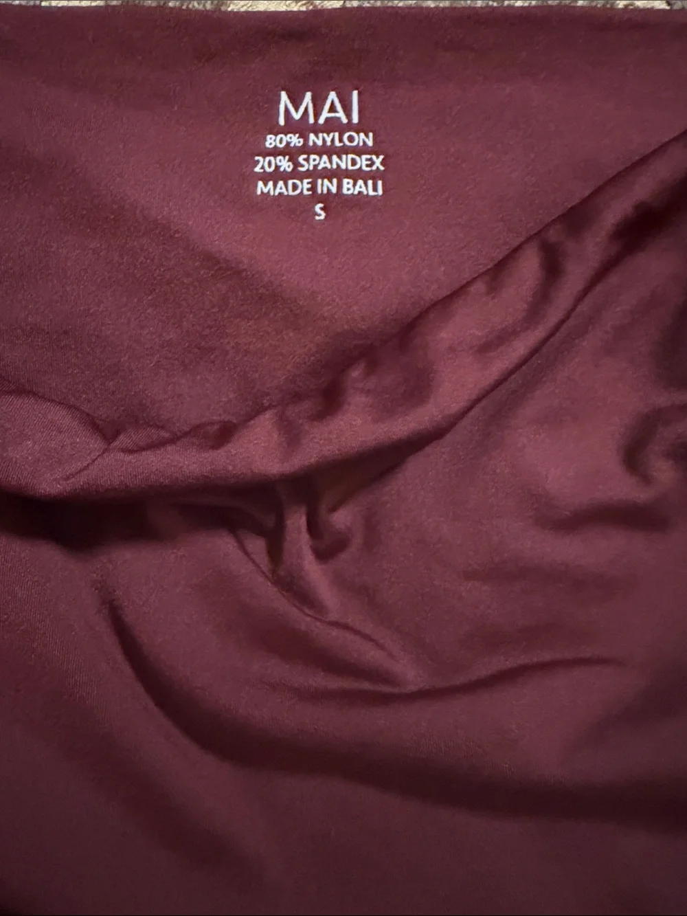 NWT FP Movement MAI High-Waist Bikini Bottom in Wine $70